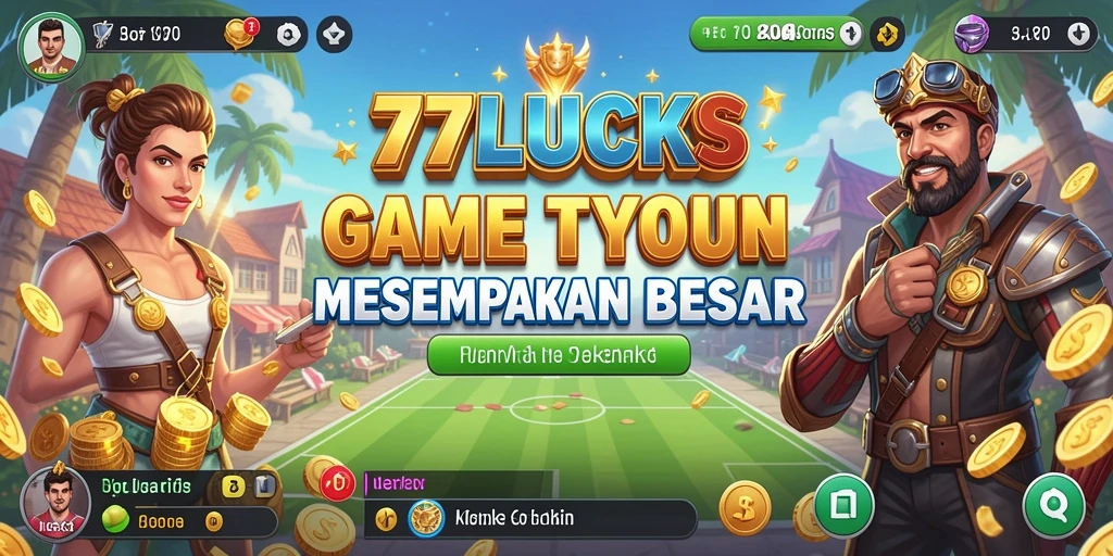 Tampilan gameplay menarik dari 77LUCKS yang menantang pemain.