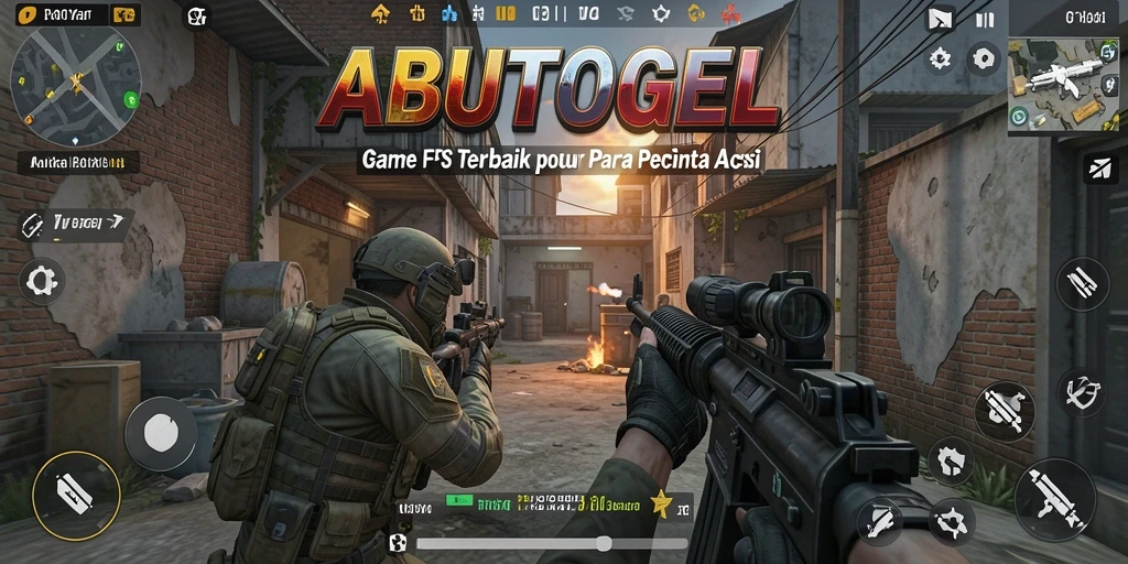 Tampilan aksi mendebarkan dari gameplay ABUTOGEL di medan tempur.