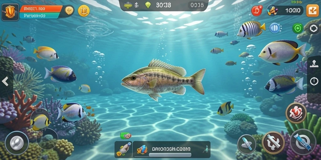 Screenshot game BRO138 menampilkan aksi memancing yang mendebarkan.