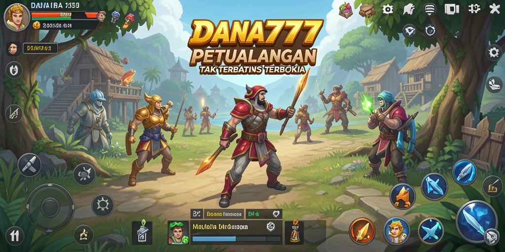 Screenshot DANA777 menampilkan momen epik dalam eksplorasi dunia terbuka.