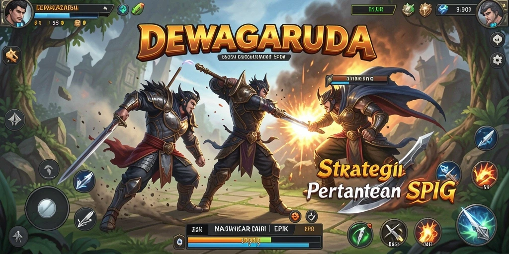 Tampilan screenshot gameplay DEWAGARUDA yang mengasyikkan.