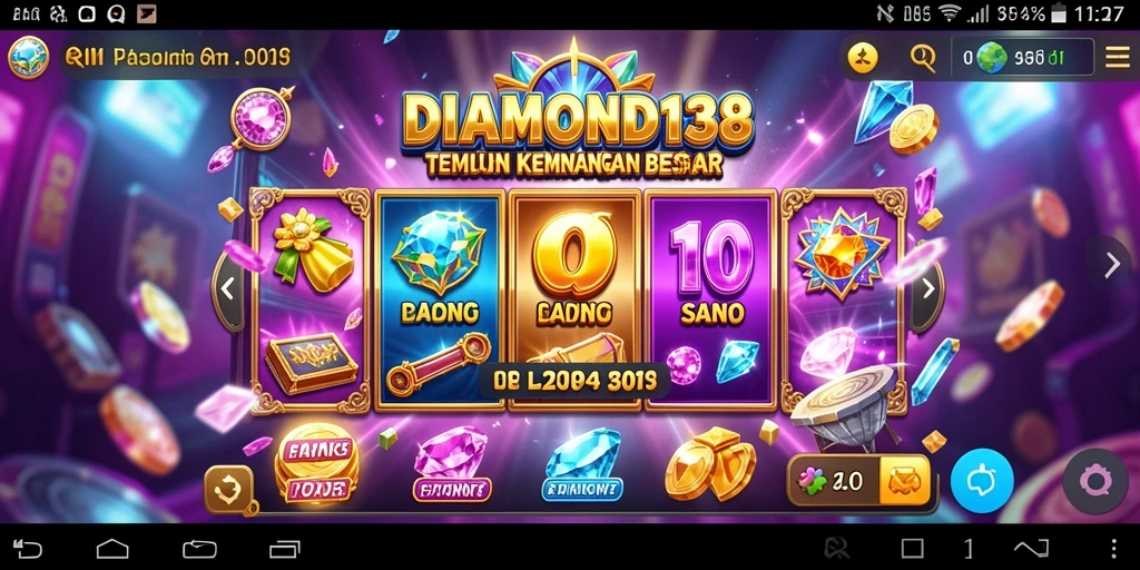 Tampilan gameplay mendebarkan di DIAMOND138 saat memutar slot.