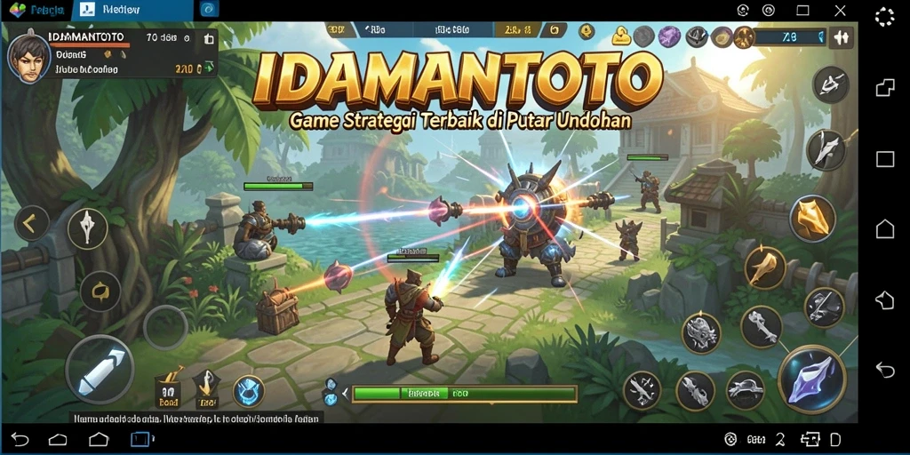 Tampilan gameplay menakjubkan di IDAMANTOTO.