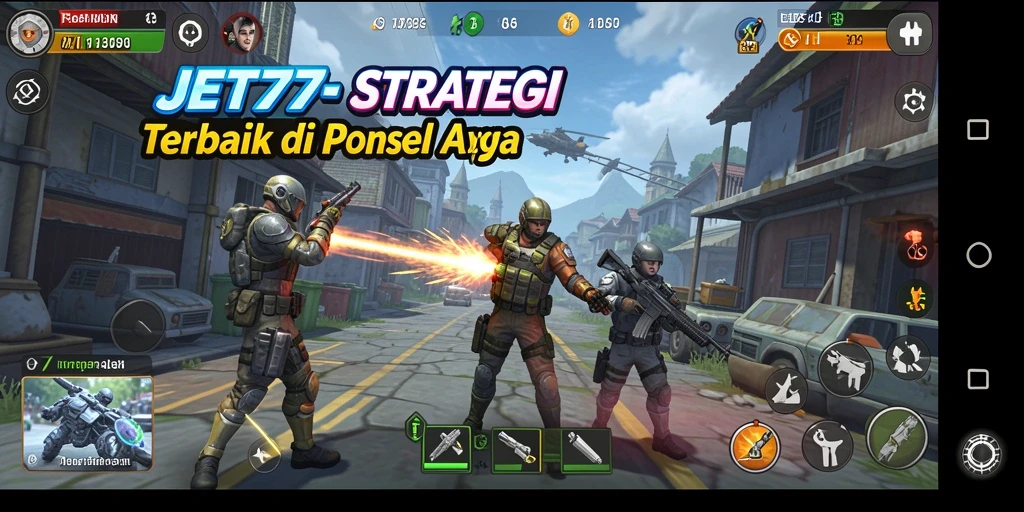 Tampilan gameplay JET77 yang menarik dan seru.