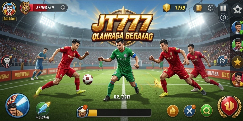 Tampilan gameplay JT777 yang menegangkan dan kompetitif.