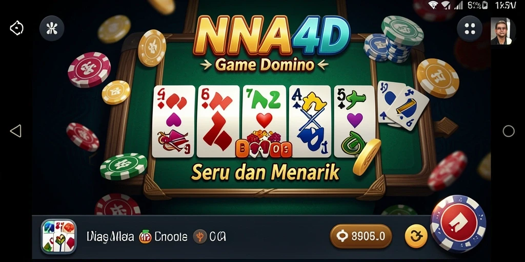 Screenshot gameplay NANA4D menampilkan pertempuran domino yang mendebarkan.