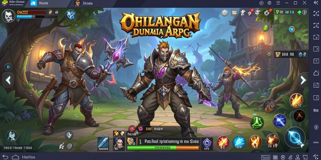 Gameplay seru dengan berbagai karakter ARPG.