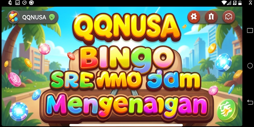 Tampilan menarik dari gameplay Bingo di QQNUSA.