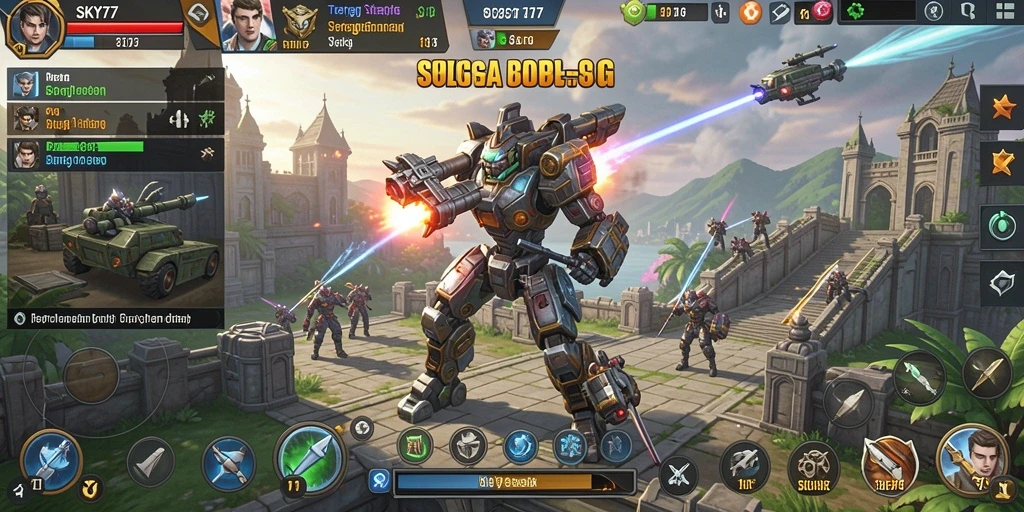 Menampilkan grafik menawan dari gameplay SLG yang mendebarkan.