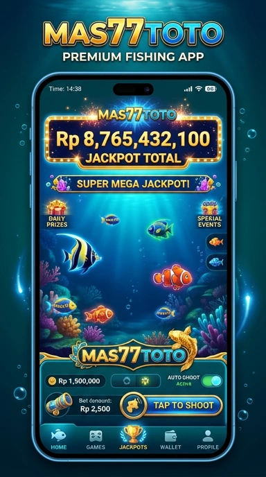 User interface sederhana dan menarik dari aplikasi mas77toto.